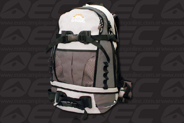 Eurocamping > DOITE MOCHILA ANTILLANCA 40Lts. - Espalda con ajuste de altura. Correas frontales porta snowboard. Acceso superior e inferior. Marco de fibra de vidrio