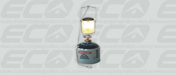 Eurocamping > DOITE FAROL MINI HALLEY - Consumo de gas: 50grs x hora. Peso: 55grs. Encendido automatico. Vidrio de alta resistencia al calor. Control ajustable
