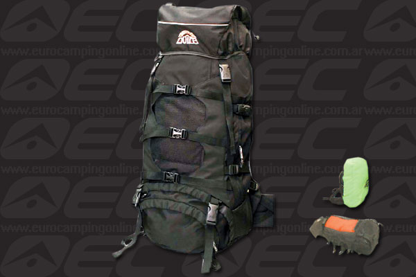 Eurocamping > DOITE MOCHILA TURKANA 81Lts. - Acceso frontal. Correas laterales de compresión. Compartimiento y salida para bolsa de hidratación. Bolsillos laterales