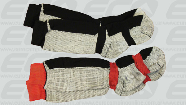 Eurocamping > ECO MEDIAS LADY - Media abrigada para climas fríos, ideal para ski + snowboard. Doble puño de ajuste en pie y tobillo para un mejor