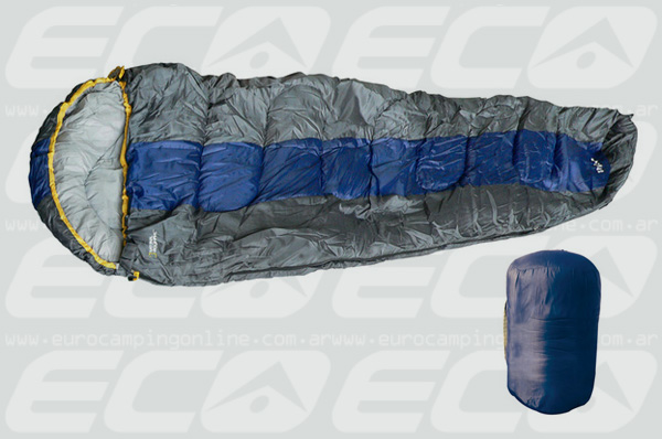 Eurocamping > NATIONAL GEOGRAPHIC BOLSA DE DORMIR STREAM - Medidas: 230 + 50 x 80cm. Tejido exterior: Poliéster Tafetan W/P. Tela interior: Poly Terciopelo antiestático. Relleno: