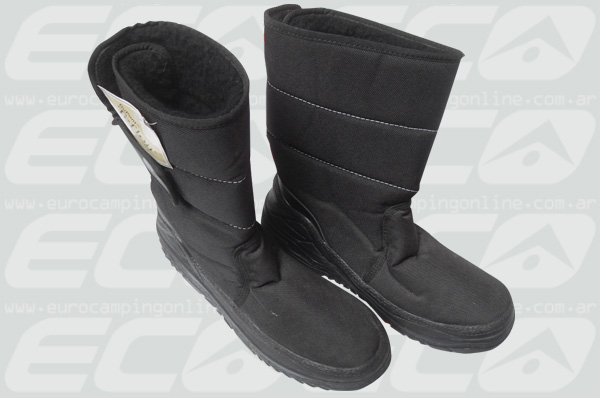 Eurocamping > NATURE NET BOTA APRESKI UNISEX - Bota abrigada para caminar en la nieve. Suela de goma en una sola pieza. Tela impermeable. Talles: 36 al 46 CODIGO ECO: