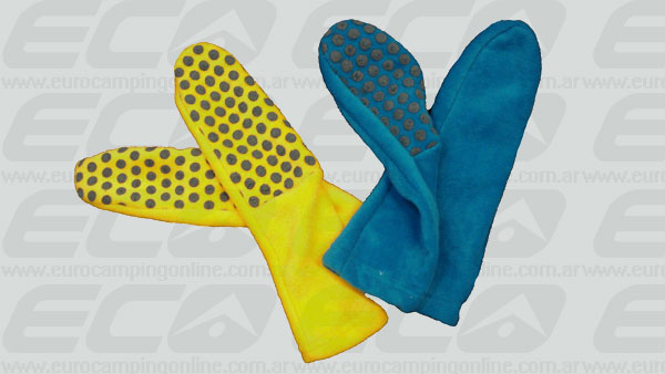 Eurocamping > NATURE NET PANTUFLAS POLAR - Media abrigada especial para montaña y climas fríos. Para uso en interiores. Talles: 5 medidas entre junior y adulto.