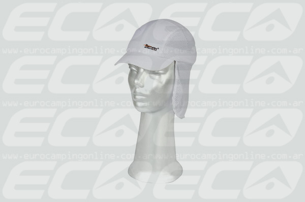 Eurocamping > NATWAY CAP 099 JUNIOR - GORRO CON VENTILACION EN MESH. Cubre orejas y nuca. Ajuste trasero elastizado Material: DryOn (50% Poliester/50% Nylon)