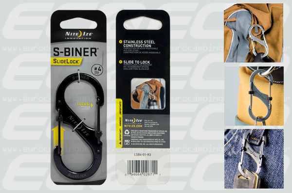 Eurocamping > NITE IZE&nbsp;MOSQUETÓN S-BINER SLIDE LOCK 34KG