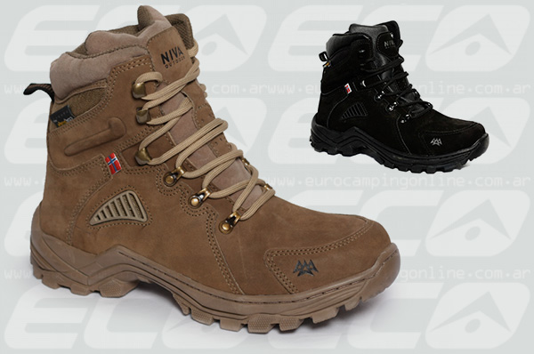 Eurocamping > NIVA BOTA HIKING NORWAY - Calzado ideal para exigentes, con suela de caucho, nos brinda máxima adherencia y resistencia en cualquier tipo de