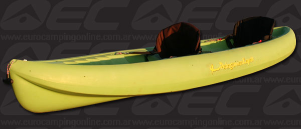 Eurocamping > PATAGONIAN KAYAK DELTA - Un kayak de mayor volumen y estabilidad que puede ser usado por una o dos personas e incluso una tercera si es pequeña.