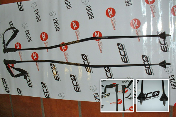Eurocamping > ROSSIGNOL BASTON RACING GRAFITO - Bastón de competición ultra liviano hecho en grafito. Medidas: 1,20m y 1,25m CODIGO ECO: consultar