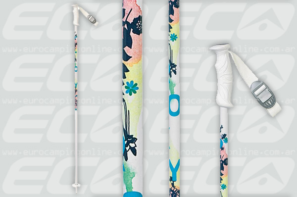 Eurocamping > ROXY BASTÓN SUGAH - Roxy Sugah Ski Poles Grab hold of the sweet sweet Roxy Sugah Ski Poles and you won’t be able to let go. Seriously, this