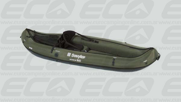 Eurocamping > SEVYLOR KAYAK RIO - El kayak Rio tiene la proa y popa elevadas, aproximandose en diseño y estilo a las tradicionales canoas de los Indios