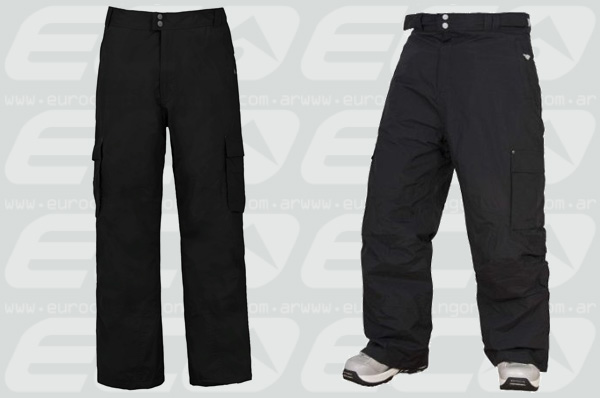 Eurocamping > TRESPASS PANTALON INVIERNO DORSET JUNIOR - Pantalón de snowboard impermeable: impermeabilidad 2000mm. Costuras termoselladas. Windproof. Interior de micropolar.