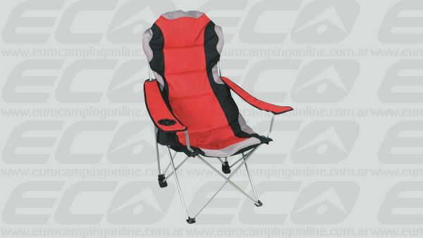 Eurocamping > WATERDOG SILLA CHA 64009 - Sillón plegable con asiento y respaldo acolchados. • Medidas: 67 x 63 x 50 / 109cm. • Material: Nylon Poliéster 600D /